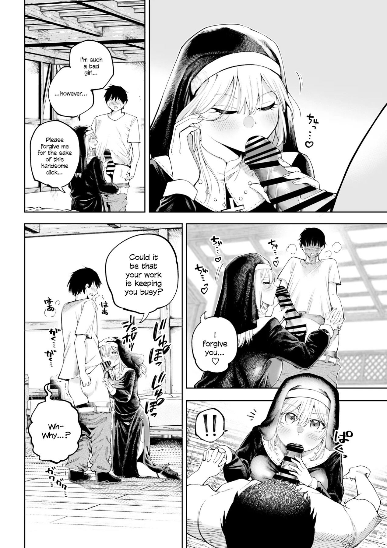 Hentai Manga Comic-Until I fell into depravity with the nun-Read-7
